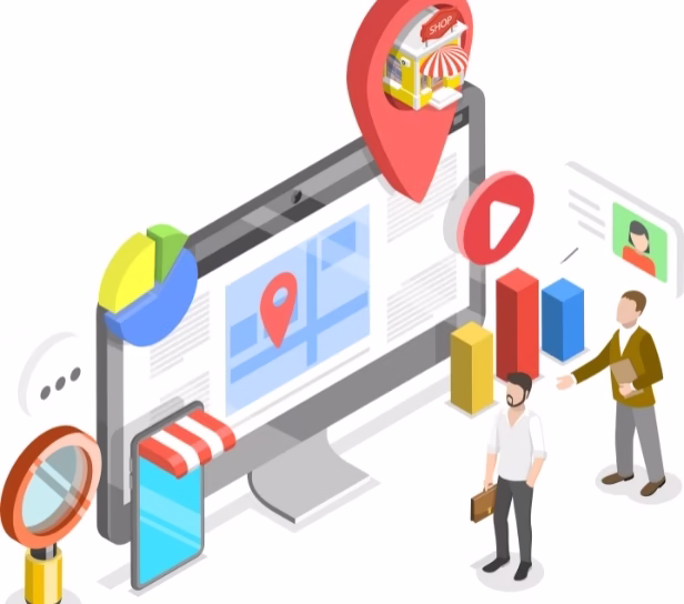Services 6 Digital marketer optimizing Google Business Profile for a Manchester restaurant to appear in local searches